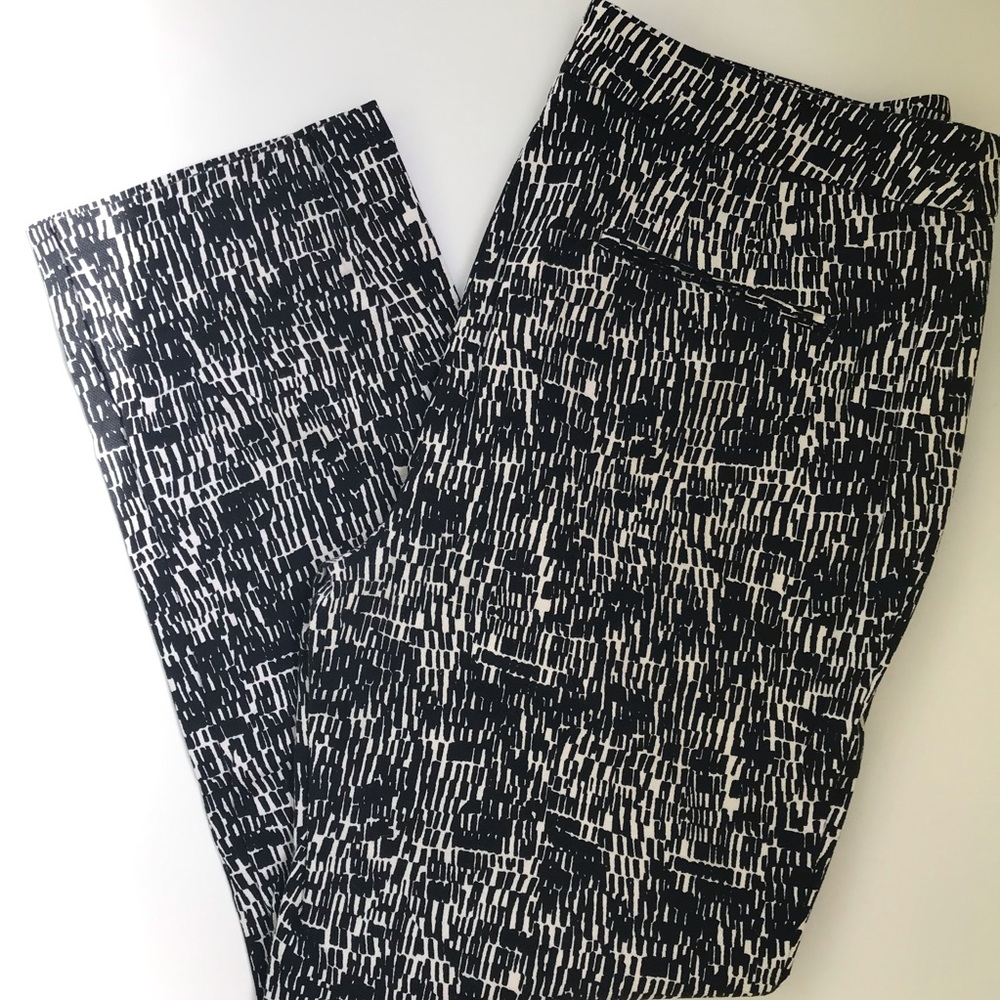 Chico’s black and white ankle pants size 1.5